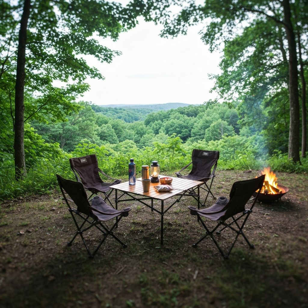캠핑 테이블 체어 세트
